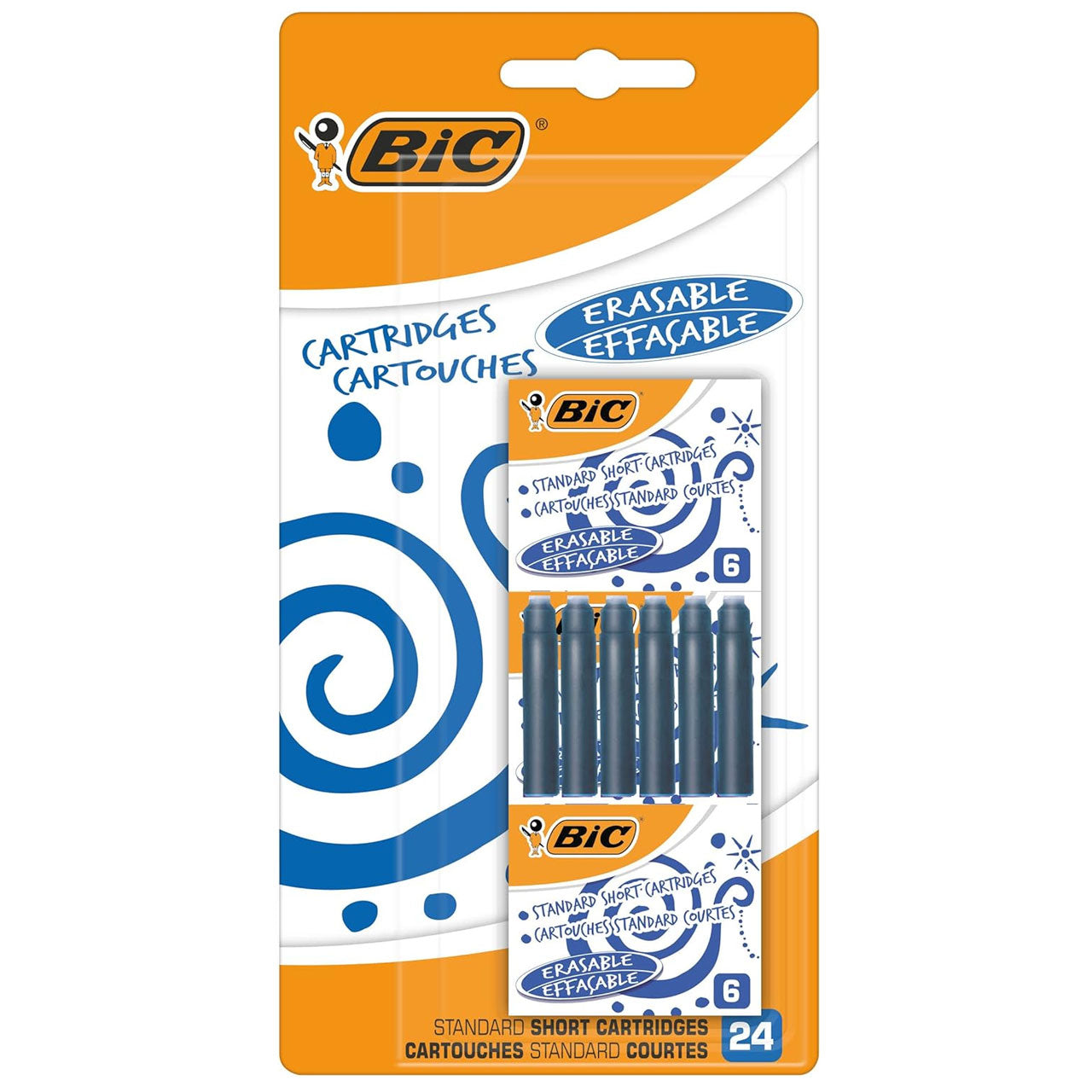 CARTUSE CERNEALA ALBASTRA 24/BLISTER BIC CARTUSE CERNEALA ALBASTRA 24/BLISTER BIC